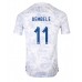 Maillot de foot France Ousmane Dembele #11 Extérieur vêtements Monde 2022 Manches Courtes